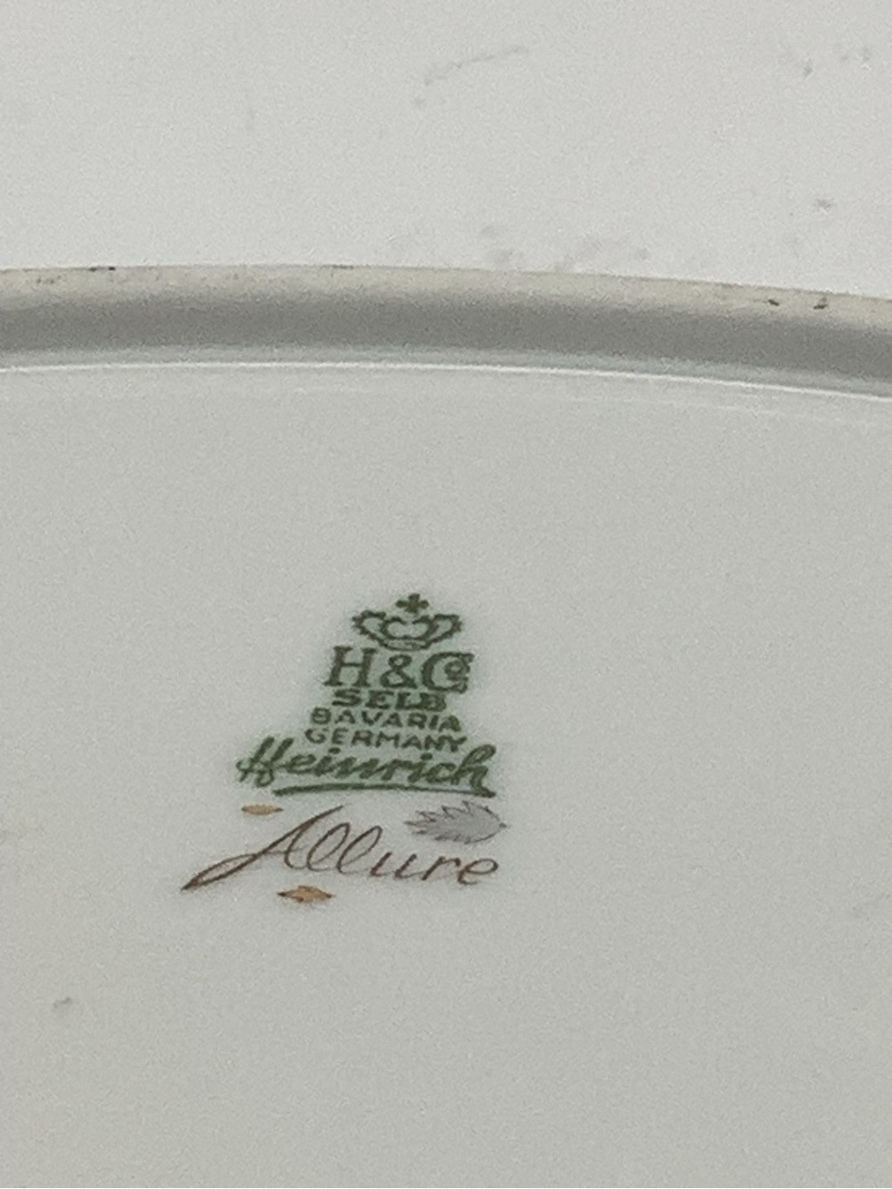Vintage Heinrich & Co. Allure Bavarian Porcelain Leaf-Accent Serving Set - Picture 6 of 16